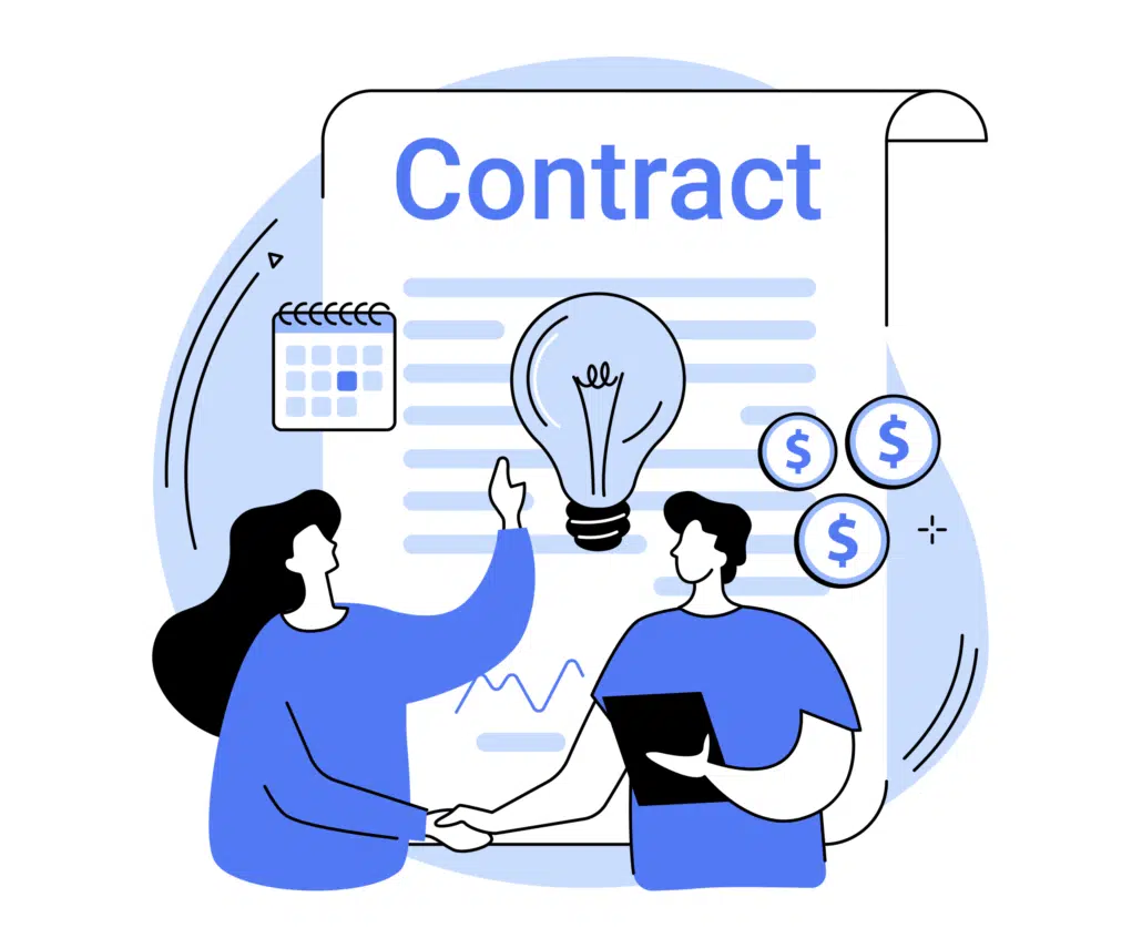 contract and licensing