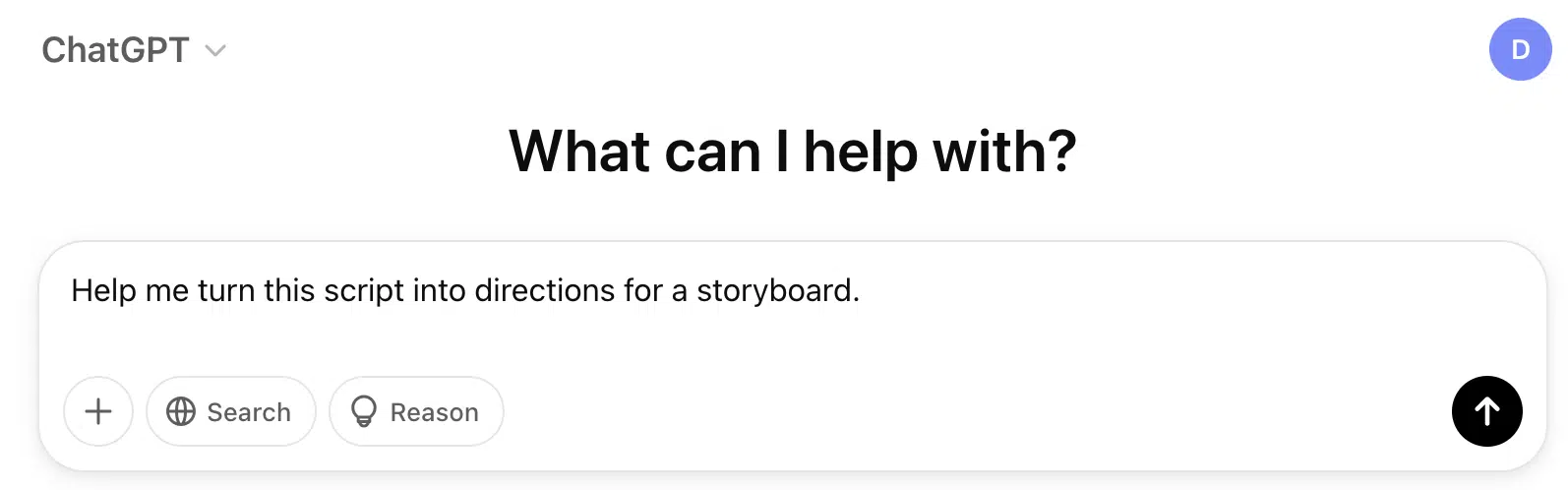 what is a storyboard AI suggestions