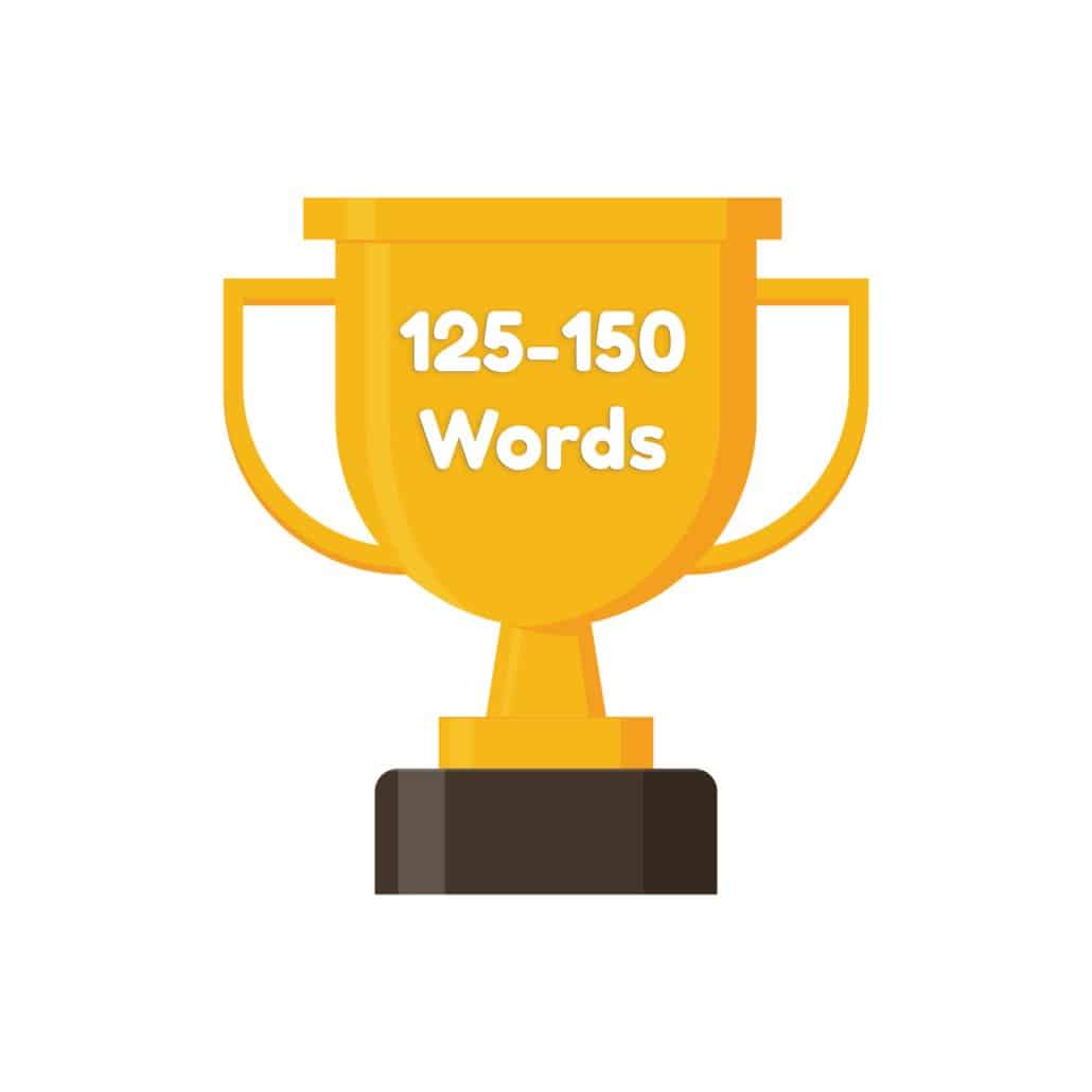 ideal voice over length for a 60-second animated video