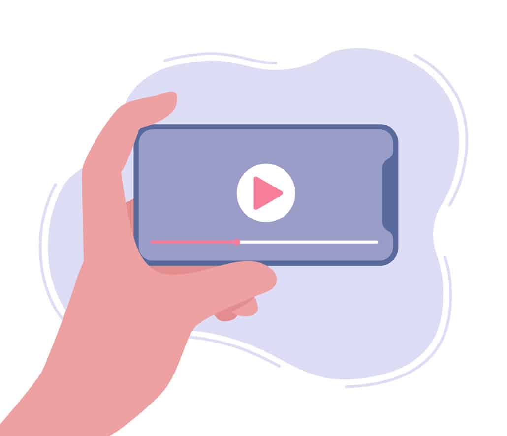 Mobile marketing video animation