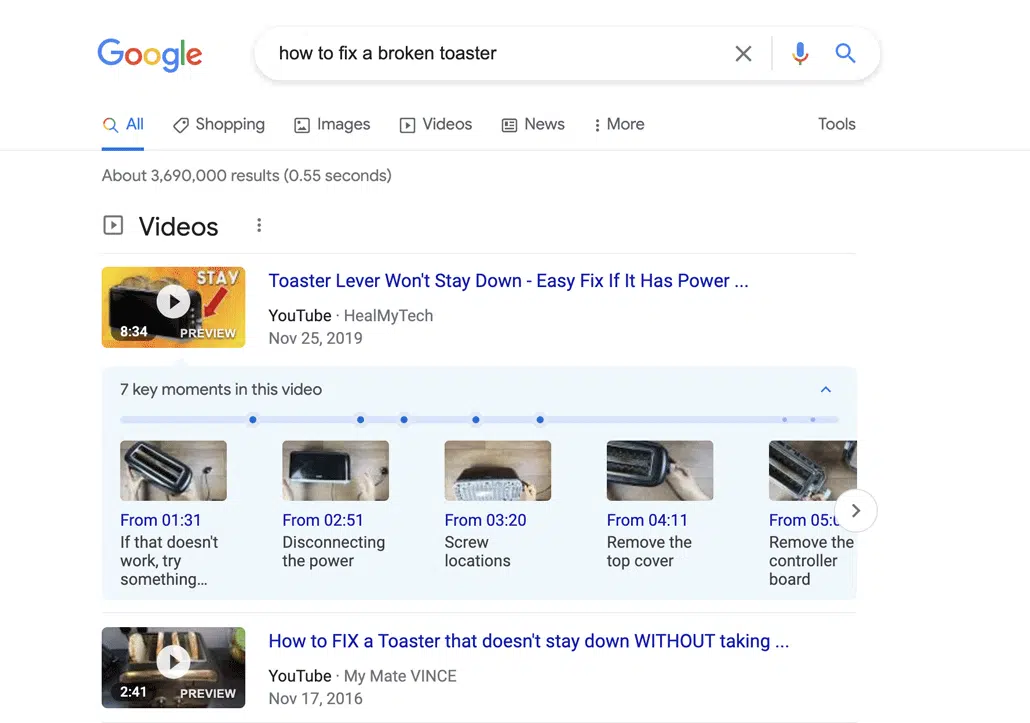 Animation Marketing Videos on Google