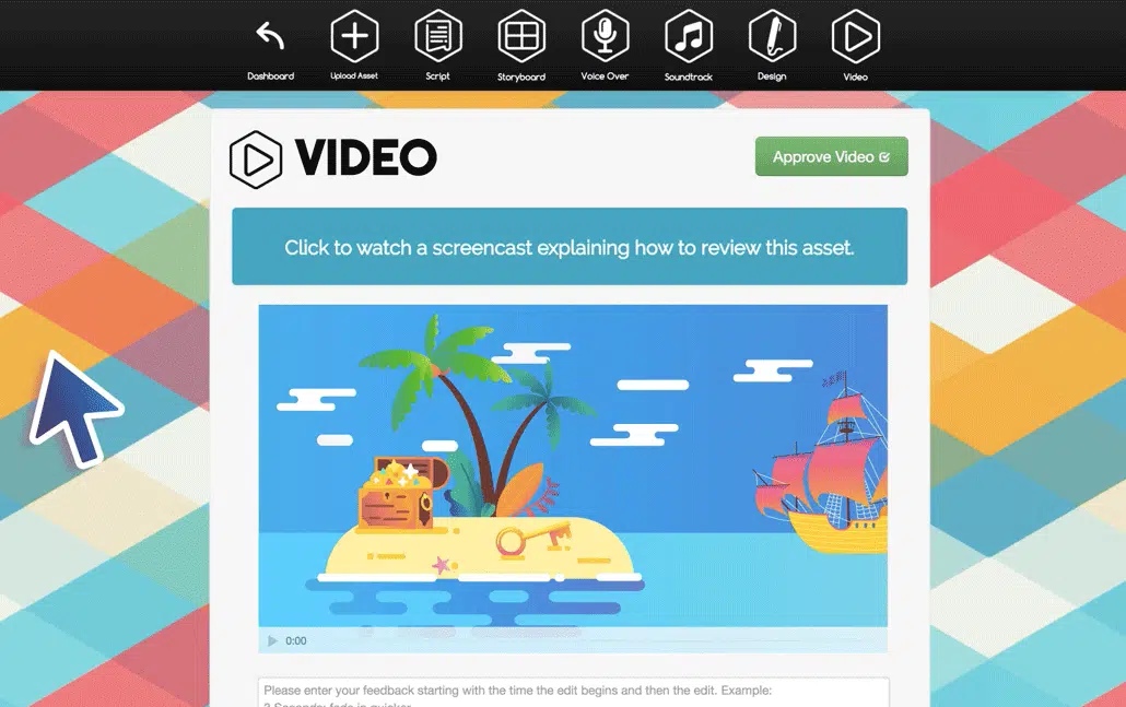 Video Igniter Online Animated Video Maker User Interface