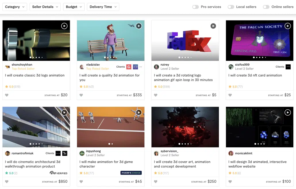 Freelance 3D Animation Makers