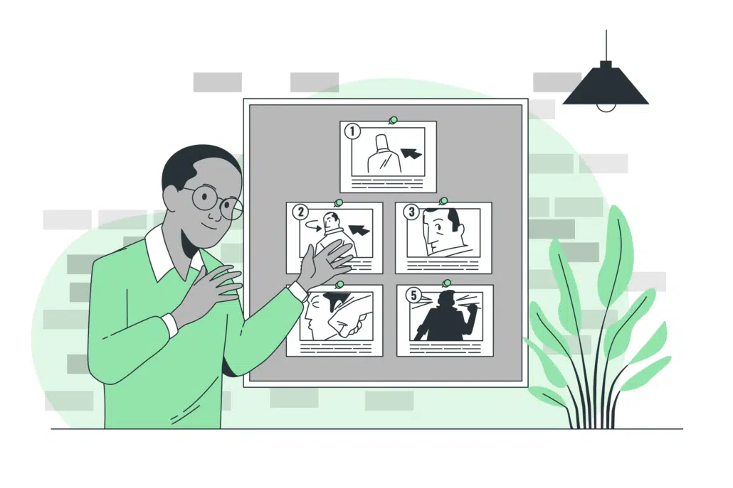 video promotion storyboard