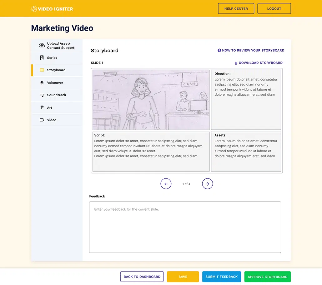 Make Explainer Video Storyboard
